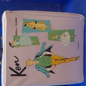 Vintage ken doll, case,  clothes,  accessories
